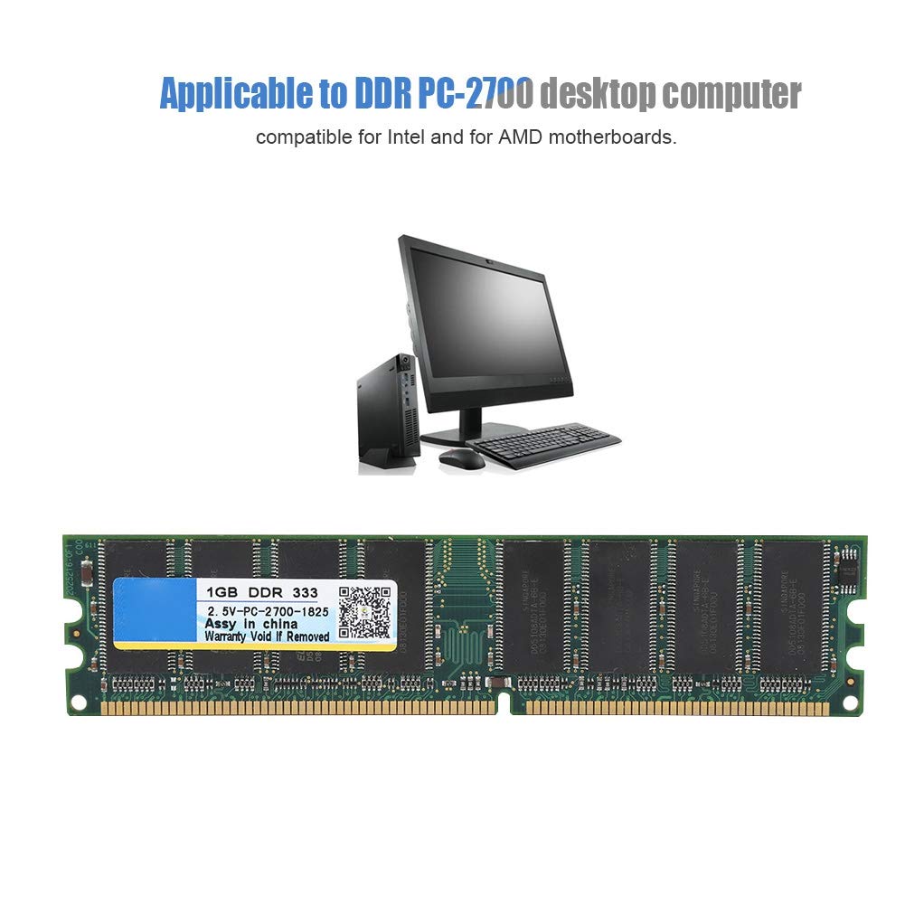 Amazon | 1G DDR メモリ 333MHZ 2.5V 184Pinデスクトップ完全